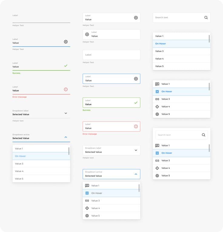 Designer working on a user interface layout on a large screen