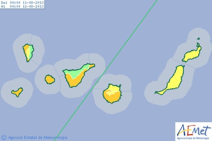Tenerife coastline with dramatic clouds over the Atlantic Ocean