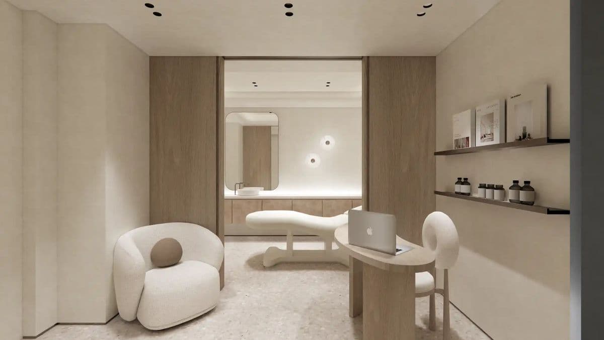 Modern clinical laboratory with high-tech equipment