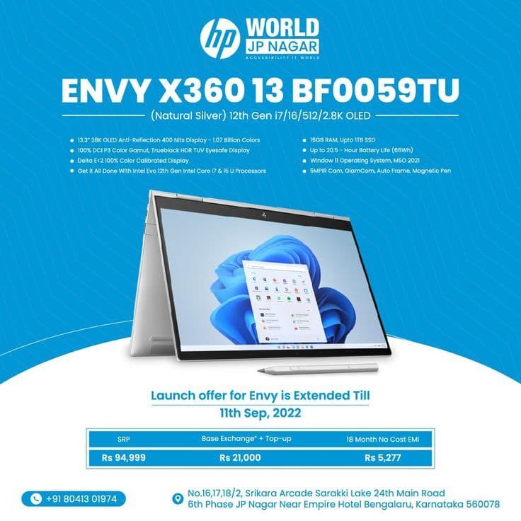 Modern laptop displaying colorful desktop interface