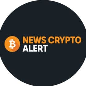 Golden Bitcoin coin with rising chart in background