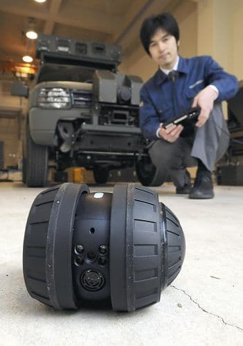 Delivery drone flying over suburban neighborhood