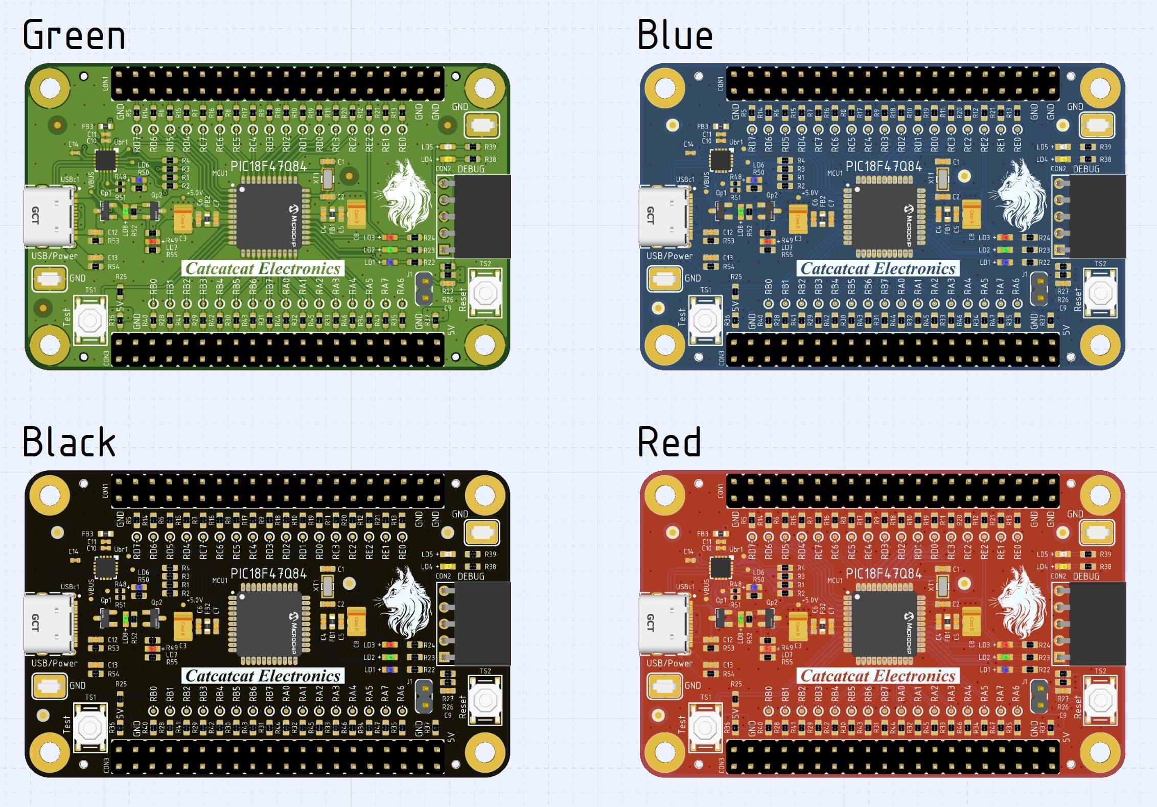 Close-up of a modern microprocessor chip on a circuit board