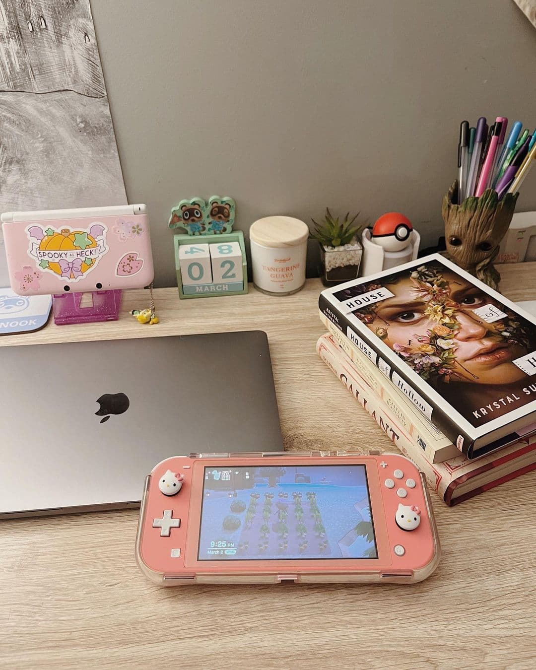 PlayStation controller with blue ambient lighting